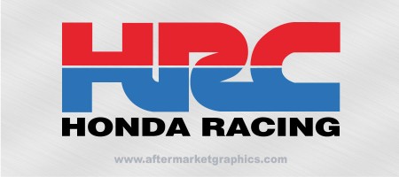Honda Racing Decals - Pair (2 pieces)
